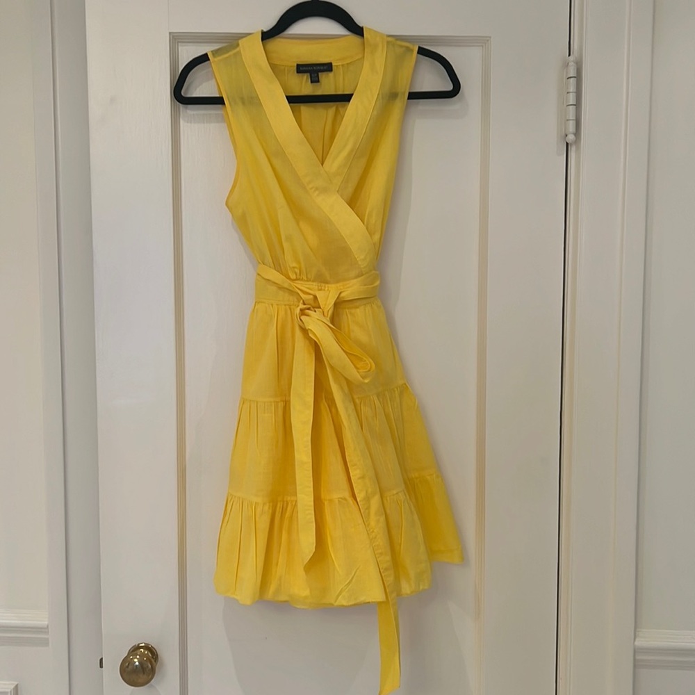 BANANA REPUBLIC yellow dress